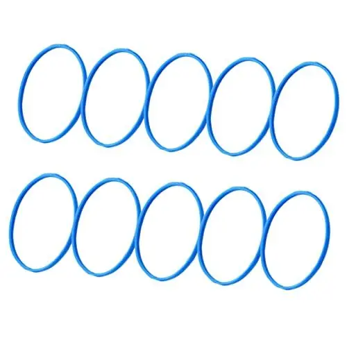 Produktbild: Supvox 10st Gummiring Aus Mikrofongeflecht Mikrofonschutzringe Mikrofongitterring Selber Bauen Gummiring Für Kabelloses Mikrofon Gefälschtes Mikrofon Ersatz-grillring Handlich 7a Kreis