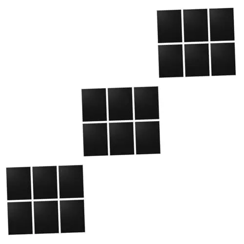 Produktbild: Supvox 18 Stk Grillmatte Backofen-grillrost Grill-backfolie Grillpads Holzkohlegrill Grillwerkzeuge Für Den Außengrill Bbq-grillauflage Griddle-grill Für Den Außenbereich Black Glasfaser.