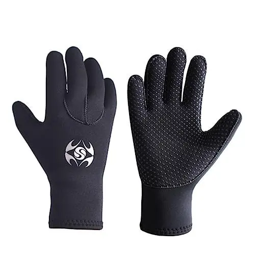 Produktbild: Supvox 1 Paar Surfhandschuhe wärmere Neoprenhandschuhe Neoprenanzug-Handschuhe thermohandschuhe wärmende Handschuhe Tauchhandschuhe 3mm Ausrüstung zum Speerfischen warm halten