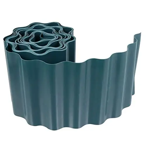 Produktbild: Supvox 1 Rolle Garten Dekorativer Zaun Rasen Grenzzaun Gitterplatte Garten Blumentopf Zaun Grüner Rasen Weidenbaum Blumenrand Gartenbeet Grenzen Garten Rasen Kante Hofzaun Plastik Green