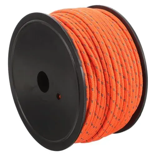 Produktbild: Supvox Wäscheleine Fürs Camping – 5 Mm 50 M Reflektierende Und Winddichte Seile
