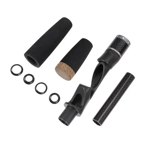 Produktbild: Supvox Angelrutengriff-Set Griffgriff Rollenhalter Griffgriff-Set Angelrutengriffe Angelzubehör Schwarzer Eva-Griff Für Den Außenbereich