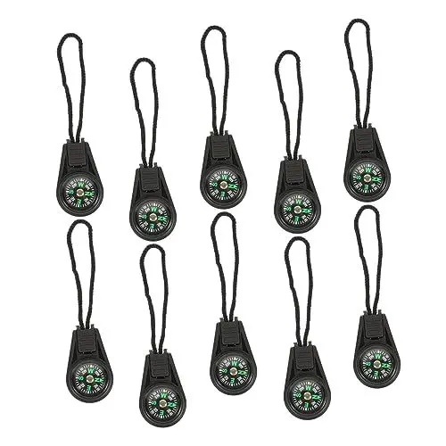 Produktbild: Supvox 1 Satz Mini-kompass Täglicher Wanderkompass Überlebensarmband Notfall Lanyard-zubehör Hilfe Outdoor Compass Survival Compass Tragbarer Wanderkompass Plastik 10st