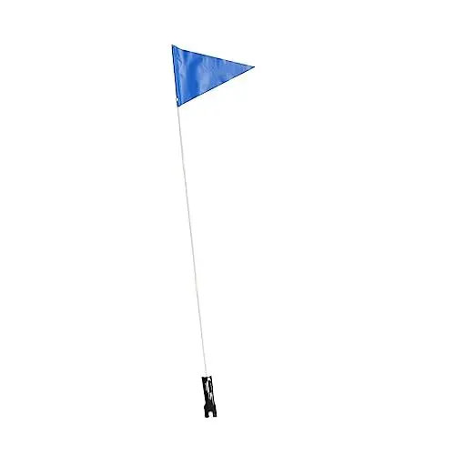 Produktbild: Supvox Sicherheitsflagge Für Radfahren Jungen Und Mädchen Fahrradflagge 190cm Fahnenmast Reflektierende Banner Montagehalterung Für Straße