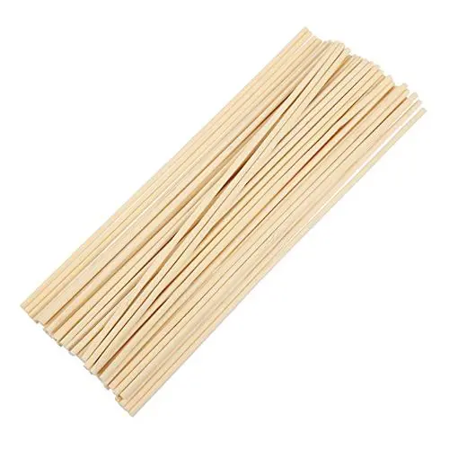 Produktbild: Supvox Pflanzenstützen Natürliche Bambusstäbe Für Garten Und Pflanzhilfe Robuste Holzpflanzstäbe Zur Unterstützung Von Pflanzen Und Blumen