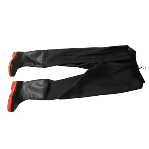 Produktbild: Supvox Wathose Für Herren – PVC-Regenstiefel Zum Angeln Jagen Und Für Nasses Wetter Bequeme Einlegesohlen Inklusive
