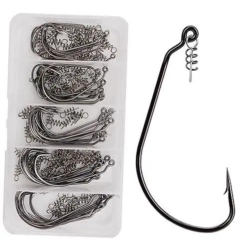 Produktbild: Supvox Komplettes Angelset 50-teiliges Köder-Set Weiche Köderhaken Bass-köder-Set Zum Angeln Für