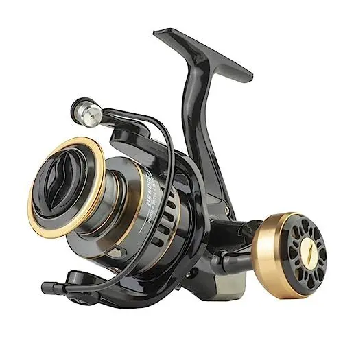 Produktbild: Supvox 1 Stück 12 Fischrolle Alu Angelrad Angelausrüstung Leichtmetallrad 12 Achsen Angelrad Alurolle 12 Achsen Angelrolle Wurfrute Angelrolle Angelzubehör Meeresangelrad
