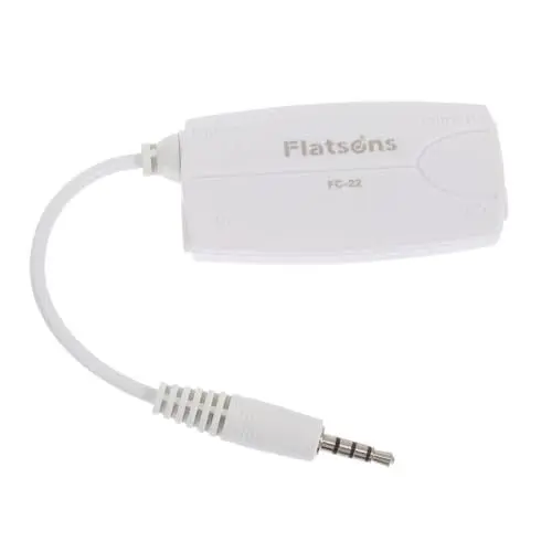Produktbild: Supvox 1stk Effektor Transfer Telefon-software-effektor Gitarre Zu Smartphone Adapter Effektgerät Für E-gitarre Gitarren-flanger E-gitarren-adapter Abs Prozessor Elektrische Gitarre Weiß