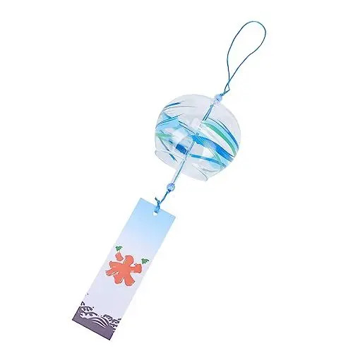 Produktbild: Supvox Japanisches Glocken-Windspiel Glas-windglocke Zarte Gartenglocken Dekoration Für Partys Im Freien