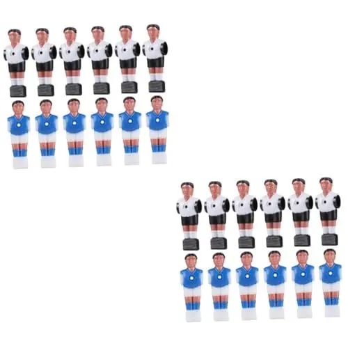 Produktbild: Supvox 24 STK Fußball-Maschinenpuppe Mini-Spielzeug Mini-Fußball Tischkicker Zubehör tischkicker ersatzteile Fußballspieler-Modell gefälschter Fußballspieler Fußballtisch Fußballmaschine
