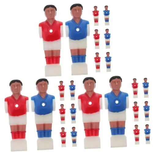 Produktbild: Supvox 3sets Tischfußball Athleten Robuste Kunststoff Tisch Fußball Figuren Standard Stange Fit 8 Stücke * 3
