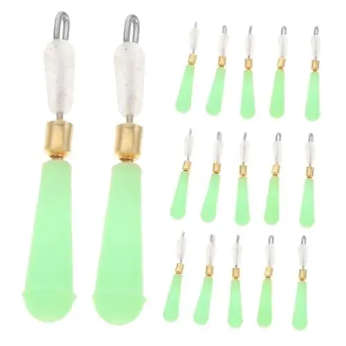Produktbild: Supvox 25st Schneller Sitzwechsel Angeln Driftet Schwimmeranschluss Angelschwimmer Schwimmt Angelschwimmer Stoppt Angelausrüstung Angelschwimmer Und Schwimmer Light Green Kieselgel