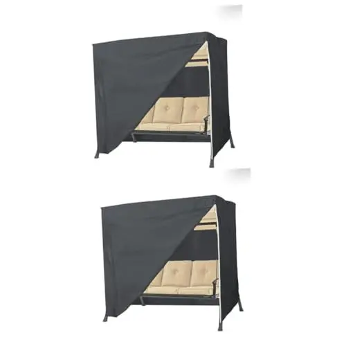 Produktbild: Supvox 2St Abdeckung für Gartenmöbel Abdeckung für Terrassenstühle Schaukel Schaukelabdeckung staubschutz sonnenbrecher Schwingschutzhülle Abdeckung für Gartenschaukel