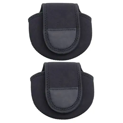 Produktbild: Supvox 2stücke Waterdropförmige Angelrollen Schutztasche Wasserdichter Reel Bag Für Angelzubehör Und Gepolsterte Aufbewahrungstasche Für