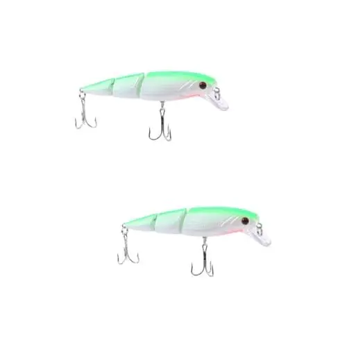 Produktbild: Supvox 2 Stücke Angelgerät Crankbait Haken Swimbait Köder Für Bass Barsch Walleye Pike Muskie