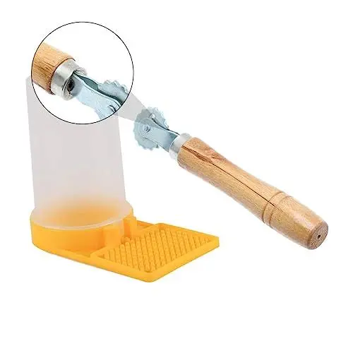 Produktbild: Supvox 2St Imkerei Werkzeuge Imker liefert Bienenstock Trinkschale kleiner Mund Nesttür-Futterspender Bienenfutter aus Kunststoff Multifunktion Trinkbrunnen Wasserzufuhr Zubringer Plastik