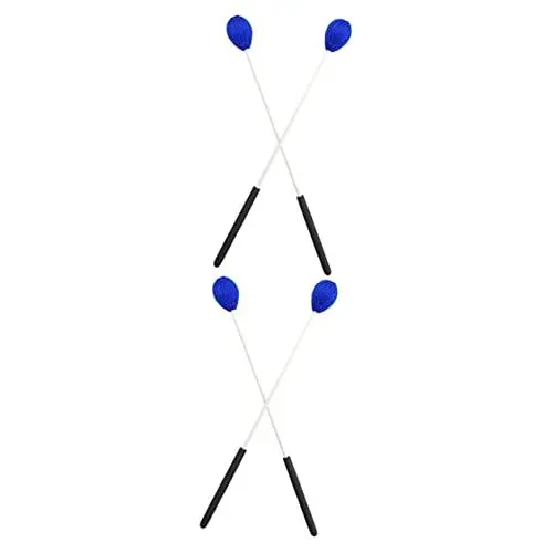 Produktbild: Supvox 2 Pairs Anfänger Der Wolle Hammer Snare Musical Instrument Werkzeug Natürliche Material Für Leistung