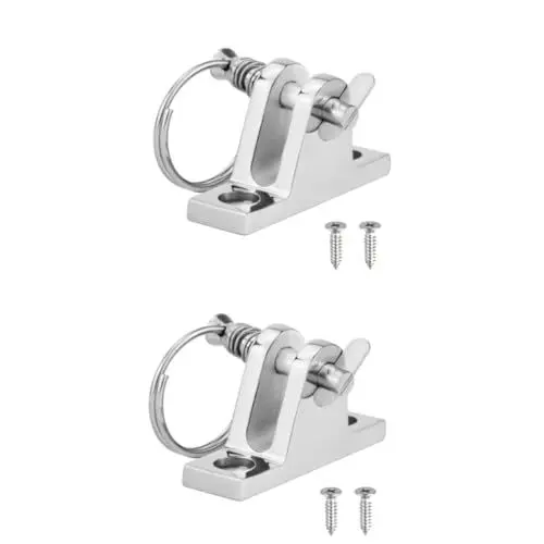 Produktbild: Supvox 2 Stücke Edelstahl Boot Deck Scharnier Zubehör Für Kajak Baldachin Boot Hardware Fitting Boot Teil