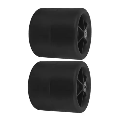 Produktbild: Supvox Gartensitzräder Zum Unkrautjäten – 2 Stück Rollhockerräder Aus Gummi Langlebig