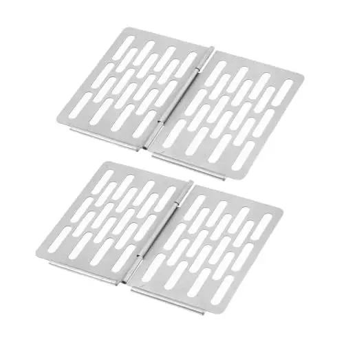 Produktbild: Supvox 2stücke Grillnetz Faltbares BBQ-Netz Für Outdoor-Grillen Für Fisch Und Leicht Und Tragbar Für Grillliebhaber