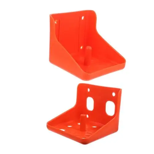 Produktbild: Supvox 2st Schachtel Aus Salzsteinen Salzbehälter Hirschsalzhalter Aufbewahrungsbehälter Für Salzfutter Mineralsalzblockhalter Salzblockhalter Für Pferde Ziegensalzhalter Sport Orange