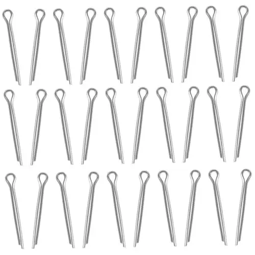Produktbild: Supvox 30St Bremsbeläge für Fahrräder Bremsbeläge austauschen Fahrradbremse reparieren Ersatz-Sicherungsstift Schrauben des Scheibenbremssattels Zubehör für Bremsbeläge Silver