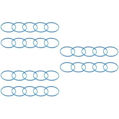 Produktbild: Supvox 30 Stk Gummiring Aus Mikrofongeflecht Diy Mikrofongitterring Ersatz-grillring Mikrofonschutzring Kabelgebundener Mikrofongitterring Mikrofon-kugelkopfring Verdrahtet Lieferungen 7a