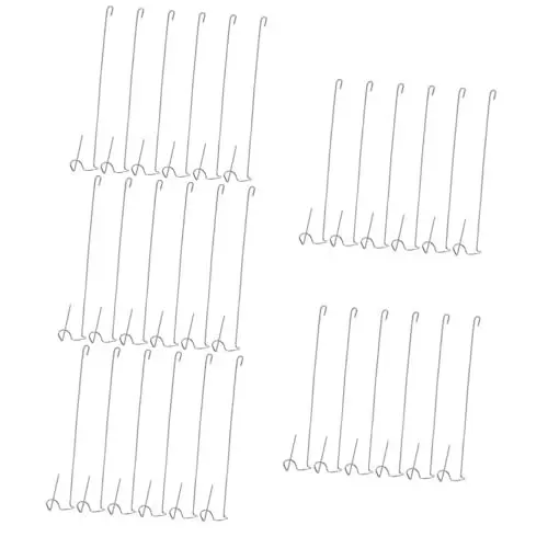 Produktbild: Supvox 30 Stk Luft-Ananas-Haken Wandregal für Luftpflanzen Halter für Luftpflanzen edelstahlhaken planzständer Kleiderbügel Haken zum Aufhängen Haken für Luftpflanzen Tillandsienhalter