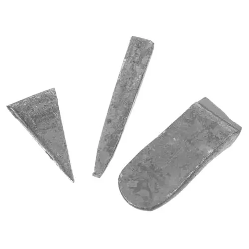 Produktbild: Supvox 3stücke Metallkeil Für Axt Axtkeil Aus Eisen Keil Für Hammerstiel Kegelkeil Befestigung Ersatzkeil Hammermontagezubehör Robust Und Langlebig Hilfsmittel Für Holzarbeiter Und