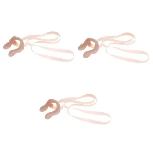Produktbild: Supvox 3St Schwimmender Nasenclip nasenklammer Kinder Nasenklammer für Kinder Nasenklammer für Wassersport Ausbrennen Nasenclip Silica-Schwimmnasenstöpsel klar Latex-Nasenclip Latex-Plugs