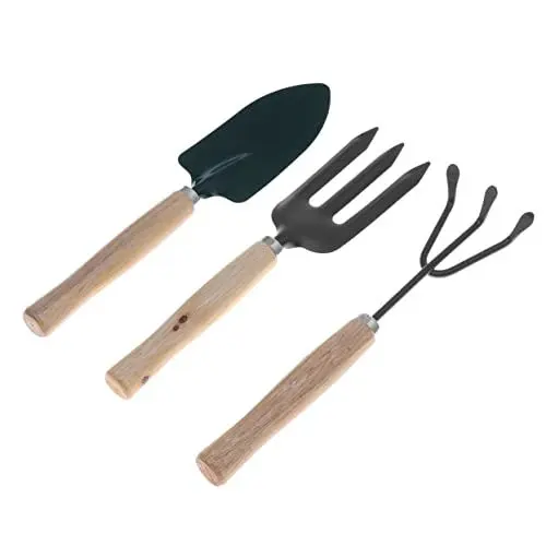Produktbild: Supvox 3-teiliges Mini-gartenwerkzeug-Set Pflanzenanbau-Werkzeug-Set Handkelle Rechen Schaufel Für Blühende Pflanzen Zufällige Farbe