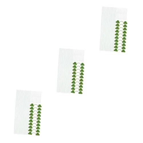 Produktbild: Supvox 3 Sätze Gewächshaus Gartenhaken Klettergerüst für den Garten Tunnelreifen Pflanzen Planenclips Gartenhausgestell balkongewachshaus Pfahl unterstützen Häuser Gartenarbeit pp Weiß