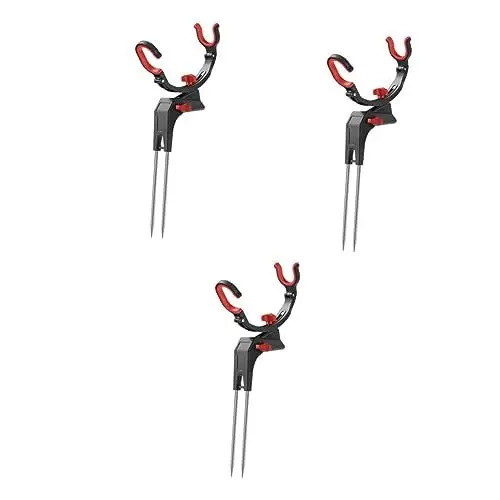 Produktbild: Supvox 3 Stück Angelständer Angelrutenhalter Angelständer Verstellbarer Stangenständer Angelausrüstung Gerät Outdoor Angelbedarf Angelrutenständer Angelrutenständer