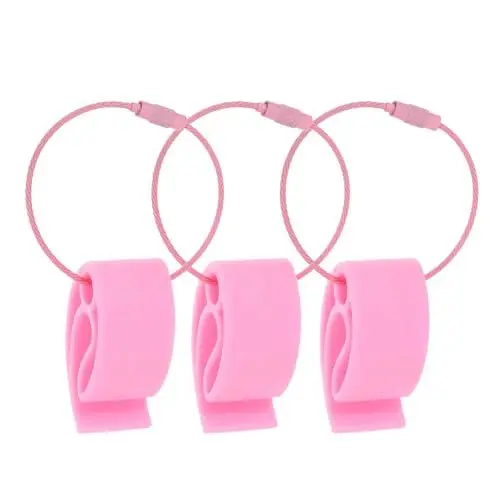 Produktbild: Supvox 3 Stück Tragbare Fliegende Scheiben Clips mit Kabel Sportliche Disk Halterungen für Outdoor Aktivitäten Team Sport und Persönliche Freizeitgestaltung