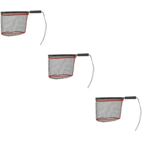 Produktbild: Supvox 3st Fisch Kescher Fischernetz Garnelennetz Black