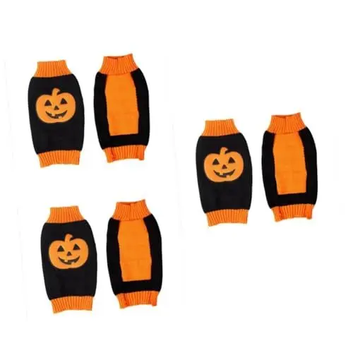 Produktbild: Supvox 3st Welpen Pullover Halloween-kostüme Für Damen Halloween- Kürbis Kleine Hunde-Outfits Hundepullover Für Kleine Hunde Hollyn-kostüme Kostüm Halloween Der Hund Schmücken Lustig