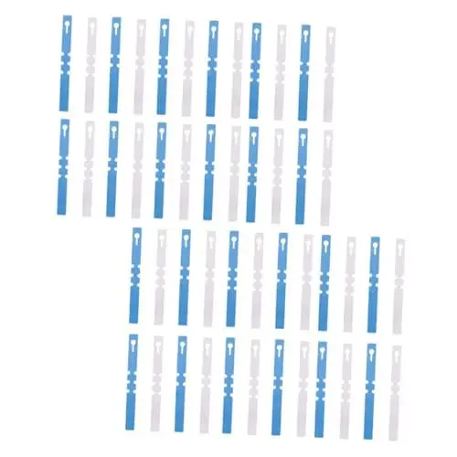 Produktbild: Supvox 400stücke Pflanzenetiketten Für Gemüse Und Gartenpflege Inklusive Blaue Weiße Und Zweigeteilte Etiketten Zur Pflanzenbenennung Und Organisation