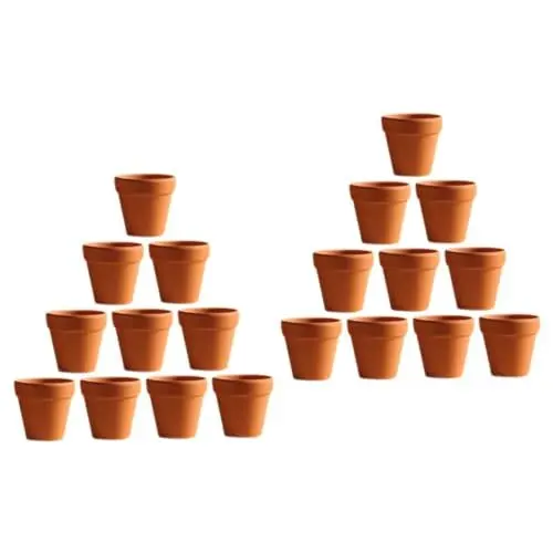 Produktbild: Supvox 40 STK Activity für Kinder adventsgeschichten Kinder Zimmerpflanze kleine Tontöpfe zum Basteln Anlage kleine Blumentöpfe Sukkulenten-Pflanztöpfe drinnen Tontopf Kleiner Blumentopf