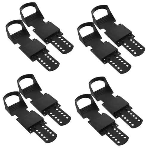 Produktbild: Supvox 4 Paare Rudermaschine Pedale Fahrrad Sitz Rudern fitness geräte fitnessgeräte ruder maschiene Zubehör für Reisezubehör Pedal für Fitness-Rudergerät Pedal für Rudergerät Plastik