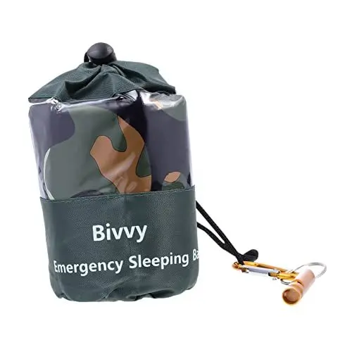 Produktbild: Supvox 4 Sätze Camping-Schlafsack Zeltplane mit Stangen Netz Auto tragbarer Schlafsack wanderschlafsack Ausrüstung für Outdoor-Expeditionsenthusiasten Expeditionsvorräte PE-Aluminiumfolie