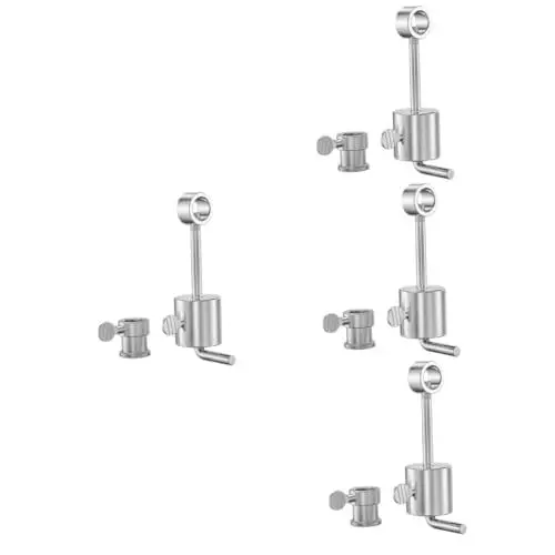 Produktbild: Supvox 4 Sets Einstellbare Balance Gewicht Spieß Gewicht Für Grill Rack Einfach Installieren Spieß Stange Stopper