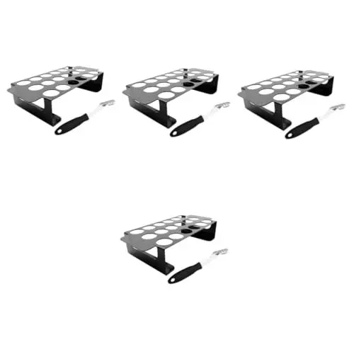 Produktbild: Supvox 4 Sets Chili Grill Grillzubehör Grillzubehör Fisch Grillgestell Für Grill Hähnchenkeulenhalter Für Grill Hähnchenbeingestell Grillständer Outdoor Grillgestell Grillgestell