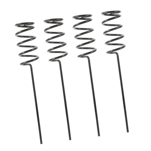 Produktbild: Supvox Angelrutenhalter 4-tlg. Angelruten-aufbewahrungsregale Aus Metall Angelrutenständer Stehender Angelrutenhalter Ständer Für Trolling-ruten