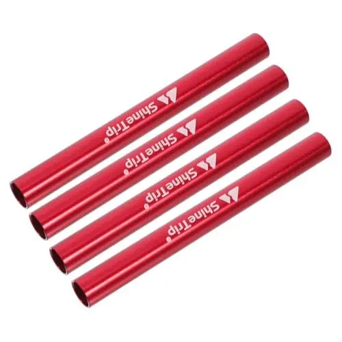 Produktbild: Supvox 4 Stück Mastreparaturrohr Zeltrohre Zelt Zubehör Zeltreparaturzubehör Zeltrohrteil Zeltversorgung Reparatur Der Zeltstange Austausch des Zeltrohrs Für Zelt Rot Aluminiumlegierung