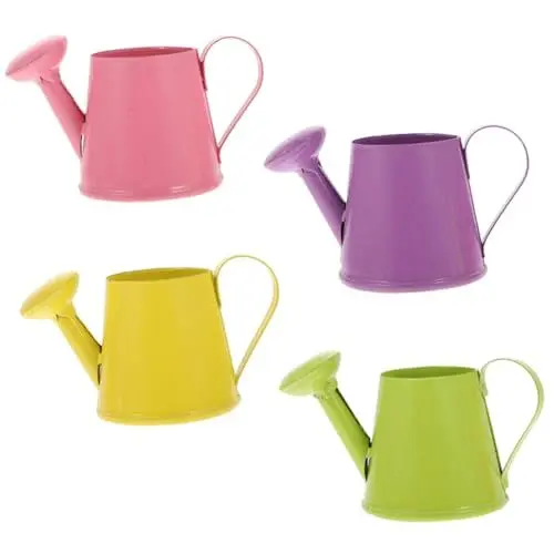 Produktbild: Supvox 4-teiliges Gießkannen-Set Aus Metall Für Kinder Mini-blumenkessel Ergonomischer Griff Für Bequemes Halten
