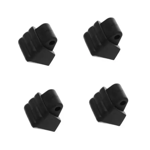 Produktbild: Supvox 4 Stück Skate Bremskopf Bremsbeläge Inline Skates Zubehör Rollschuh Bremsstopper Rollschuh Stopper Inline Skates Block Pad Ersatz Block Pads Schwarzes PVC