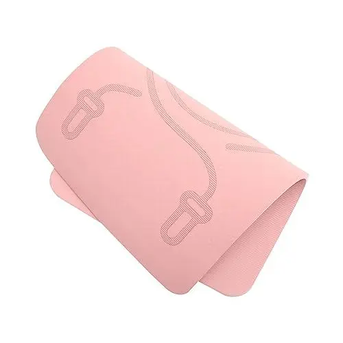 Produktbild: Supvox 4 Stück Sprungmatte Seilmatte für den Haushalt runde Matte rutschfeste Trainingsmatte schlagschnur tragbare Trainingsmatte Sport-Seilmatte runden Kissen Haushaltsseil Fitnessmatte