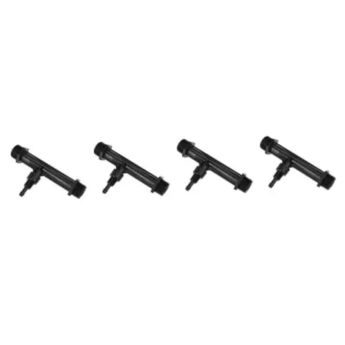 Produktbild: Supvox 4 Stück gartenkorn dünger pflanzenbewässererung bewässerungssysteme bewässerungs System Schlauchstecker Hose Connector Einstellbar Spender Auswerfer Bewässerungsausrüstung Suite