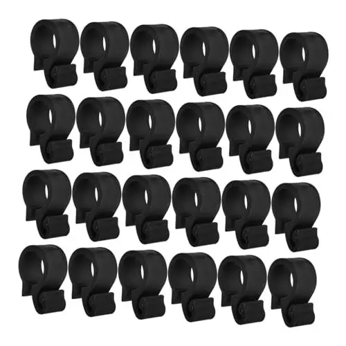 Produktbild: Supvox 50 Stück Tropfbewässerungsrohr Spart Wasser Schlauchrohrschelle Gartenschlauchschellen Tropfleitung Schlauchschellen Gartenrohrschellen Schlauchschlauchklemmen Hängende